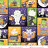Fabric Henry Glass Multi Monster Patch Glow in the Dark Moonlight Mischief by the Quarter Yard 2562G-53