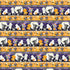 Fabric Henry Glass Multi Novelty Stripe Glow in the Dark Moonlight Mischief by the Quarter Yard 2556G-53
