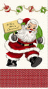 Fabric Henry Glass Multi Santa's Coming to Town 24" Quilting Panel 1981P-86
