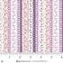 Fabric Henry Glass Multi Small Wallpaper Stripe My Darling Unicorn by the Quarter Yard 2278-52