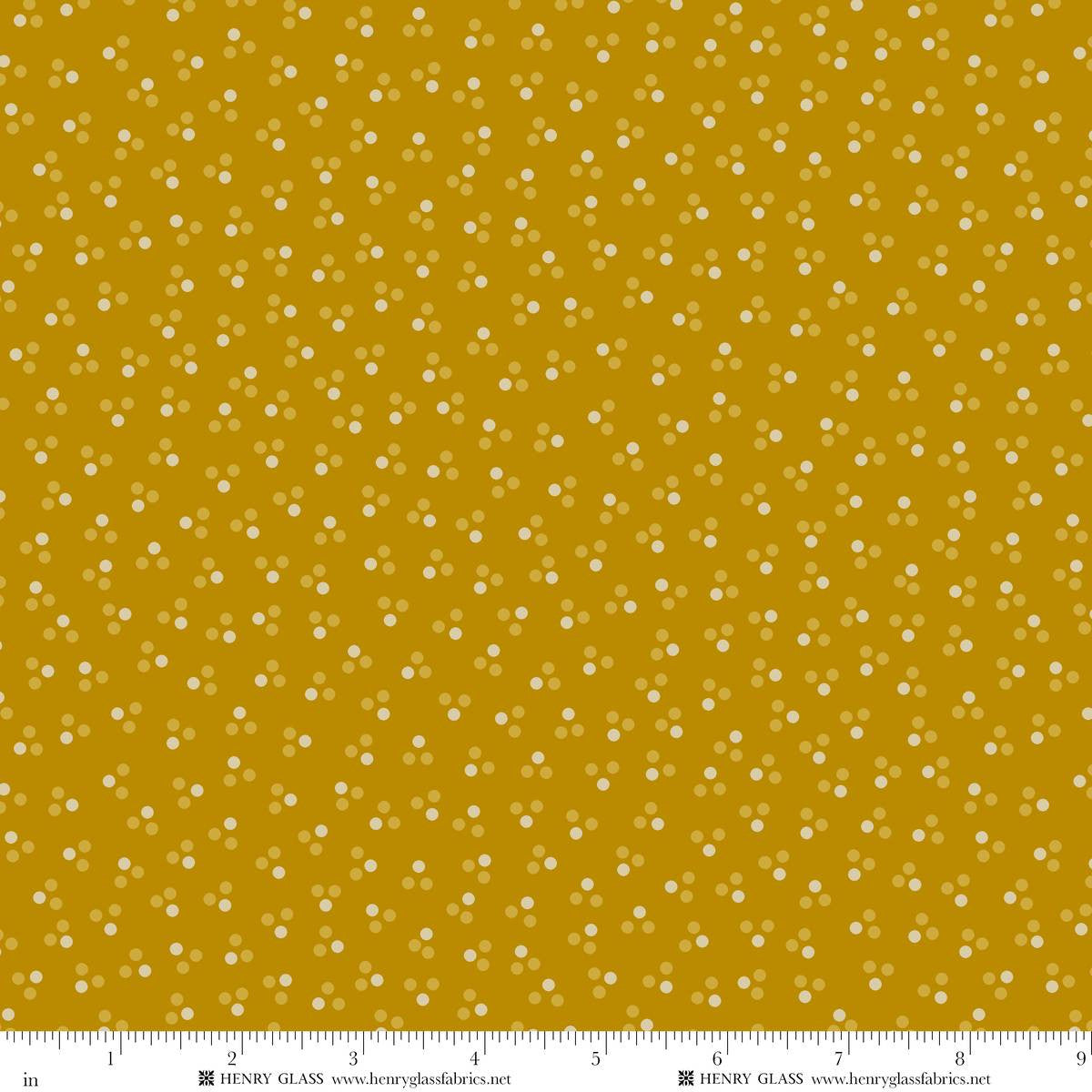 Fabric Henry Glass Mustard Seeds Harvest Thyme by the Quarter Yard 2472-404