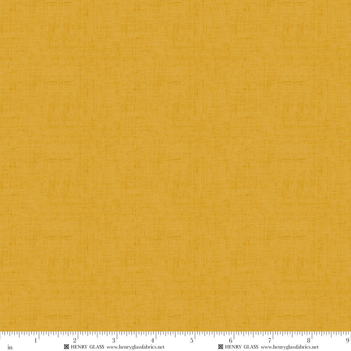 Fabric Henry Glass Mustard Timeless Linen Basics by the Quarter Yard 1027-404