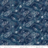Fabric Henry Glass Navy Starry Milky Way Glow in the Dark by the Quarter Yard 2115G-78