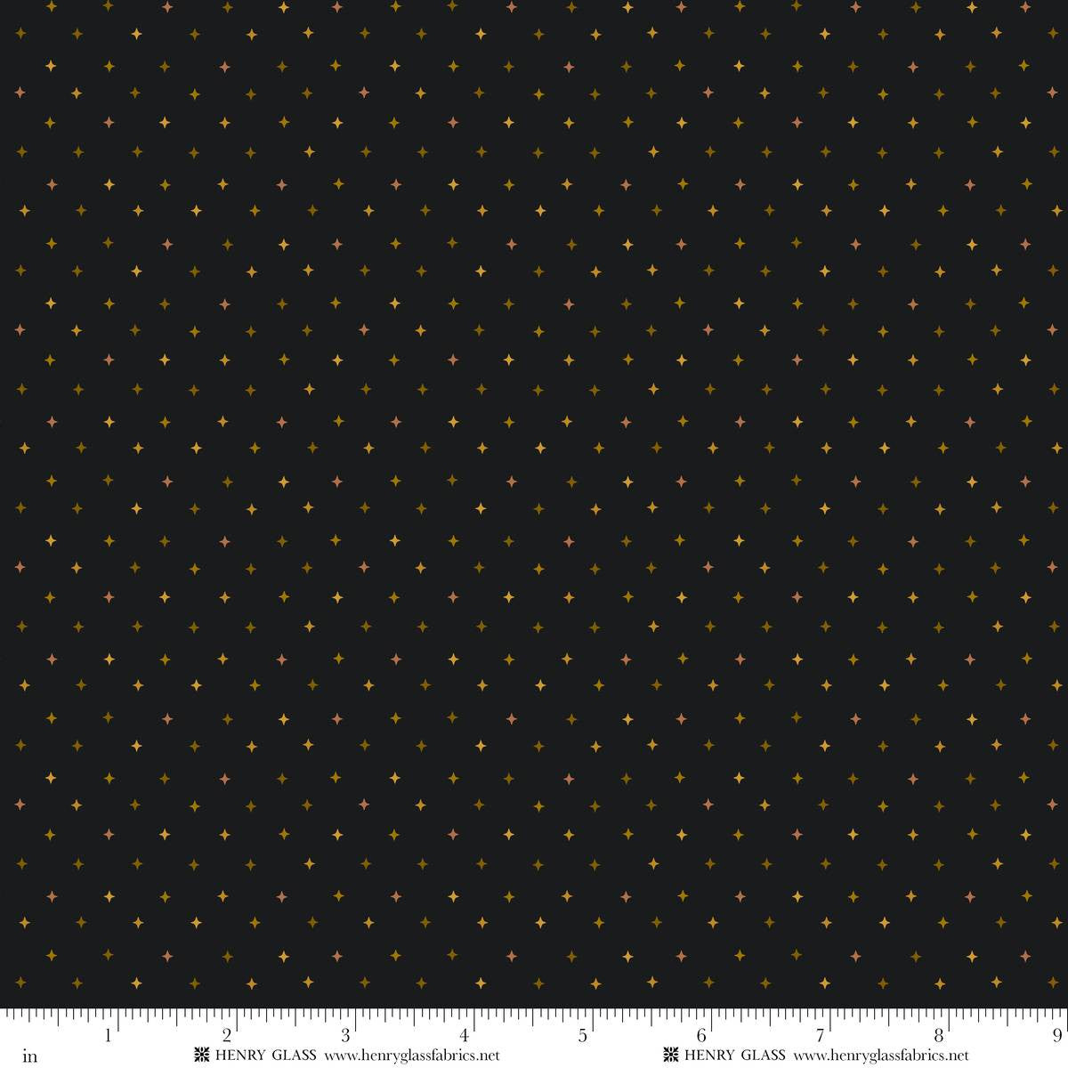 Fabric Henry Glass Onyx Starry Night Harvest Thyme by the Quarter Yard 2467-99