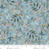 Fabric Henry Glass Pale Blue Forest Foliage Norwegian Forest by the Quarter Yard 3546-17
