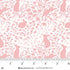 Fabric Henry Glass Pink Monotone Bunnies My Darling Unicorn by the Quarter Yard 2272-22