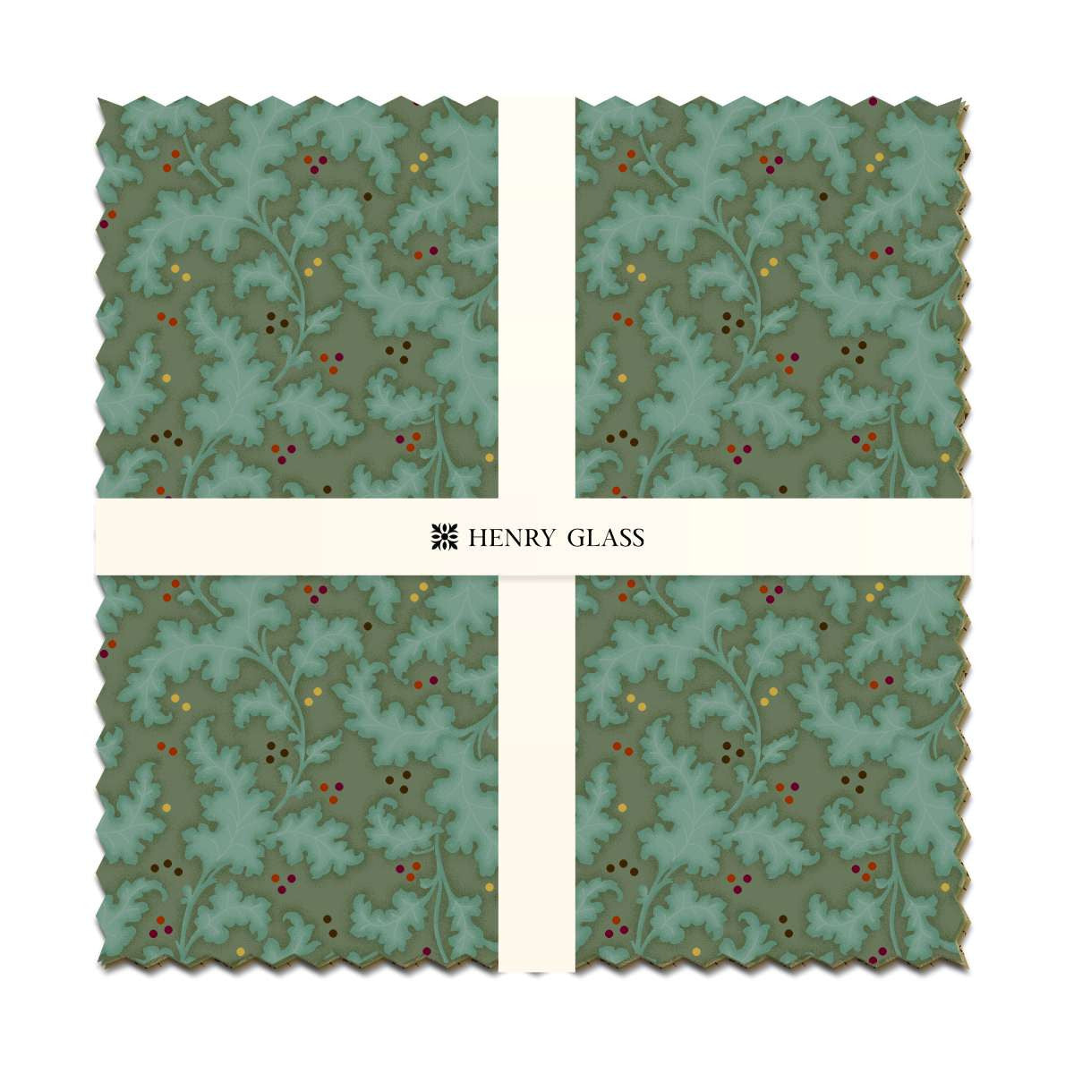 Fabric Henry Glass Precuts Harvest Thyme 10" Squares FB610HG.HARVESTTHYME