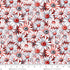 Fabric Henry Glass Red Daisies Scarlet's Treasure by the Quarter Yard 3641-88