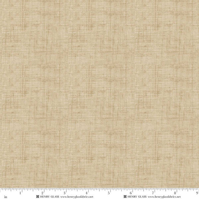 Fabric Henry Glass Tan Timeless Linen Basics by the Quarter Yard 2338-30