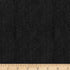 Black textured fabric with a fine herringbone pattern, shown with a wooden ruler at the bottom for scale.