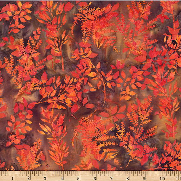 Fabric Hoffman Cayenne Monarch Migration Bali Batiks by the Quarter Yard X2627-431