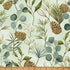 Fabric Hoffman Eucalyptus/Gold Foliage Ornament Grove Metallic by the Quarter Yard Y7805-436G