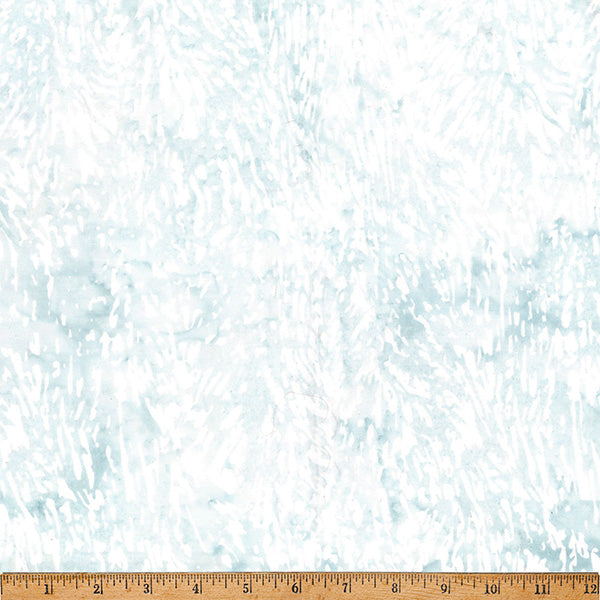 Fabric Hoffman Frost Fur Clear Skies Bali Batiks by the Quarter Yard X2658-113