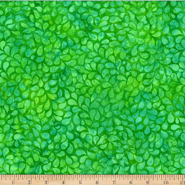 Fabric Hoffman Grass Electric Slide Bali Batiks by the Quarter Yard X2631-115