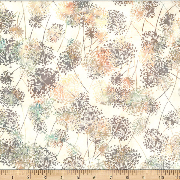 Fabric Hoffman Impressionist Forest Clearing Bali Batiks by the Quarter Yard X2625-650