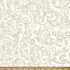 Fabric Hoffman Light Gray/Gold Flowing Swirl Ornament Grove Metallic by the Quarter Yard Y7806-674G