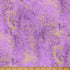 Purple fabric with yellow speckles and a ruler at the bottom for scale.