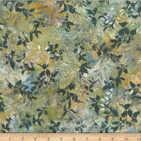 Fabric Hoffman Nature Forest Clearing Bali Batiks by the Quarter Yard X2627-739