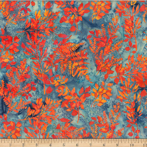 Fabric Hoffman Sunset Monarch Migration Bali Batiks by the Quarter Yard X2627-151