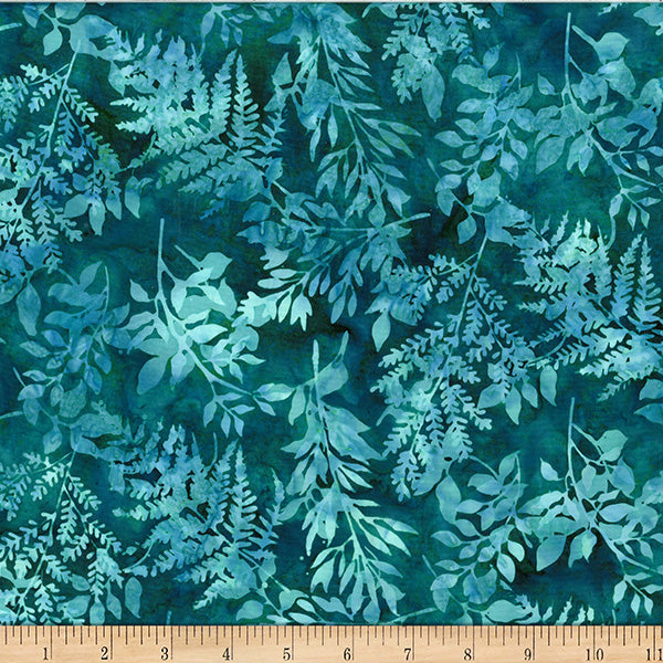 Fabric Hoffman Viridian Monarch Migration Bali Batiks by the Quarter Yard X2627-309