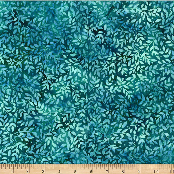 Fabric Hoffman Viridian Monarch Migration Bali Batiks by the Quarter Yard X2636-309