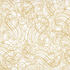 Fabric Hoffman White/Gold Swirls Christmas Wish Metallic by the Quarter Yard Y7824-3G