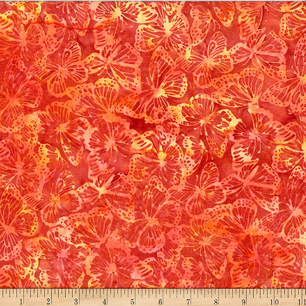 Fabric Hoffman Yam Monarch Migration Bali Batiks by the Quarter Yard X2623-570