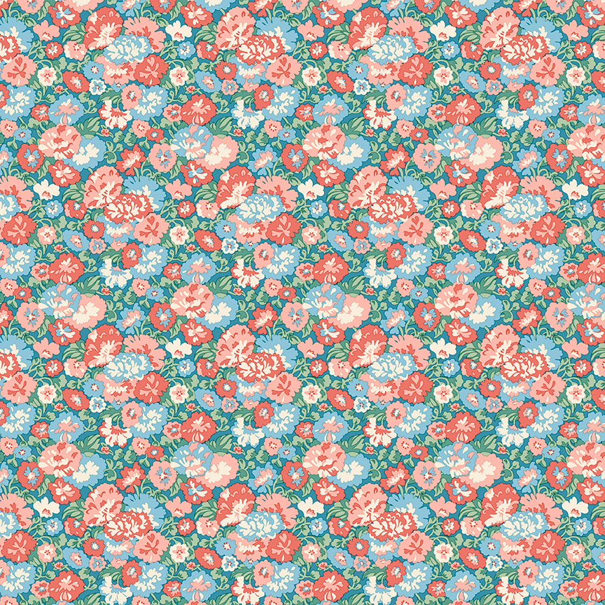 Fabric Liberty Buckingham Blooms C Palace Gardens by the Quarter Yard 01667485C