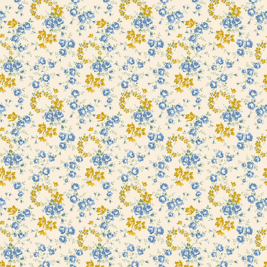 Fabric Liberty Petal Crown A Palace Gardens by the Quarter Yard 01667486A