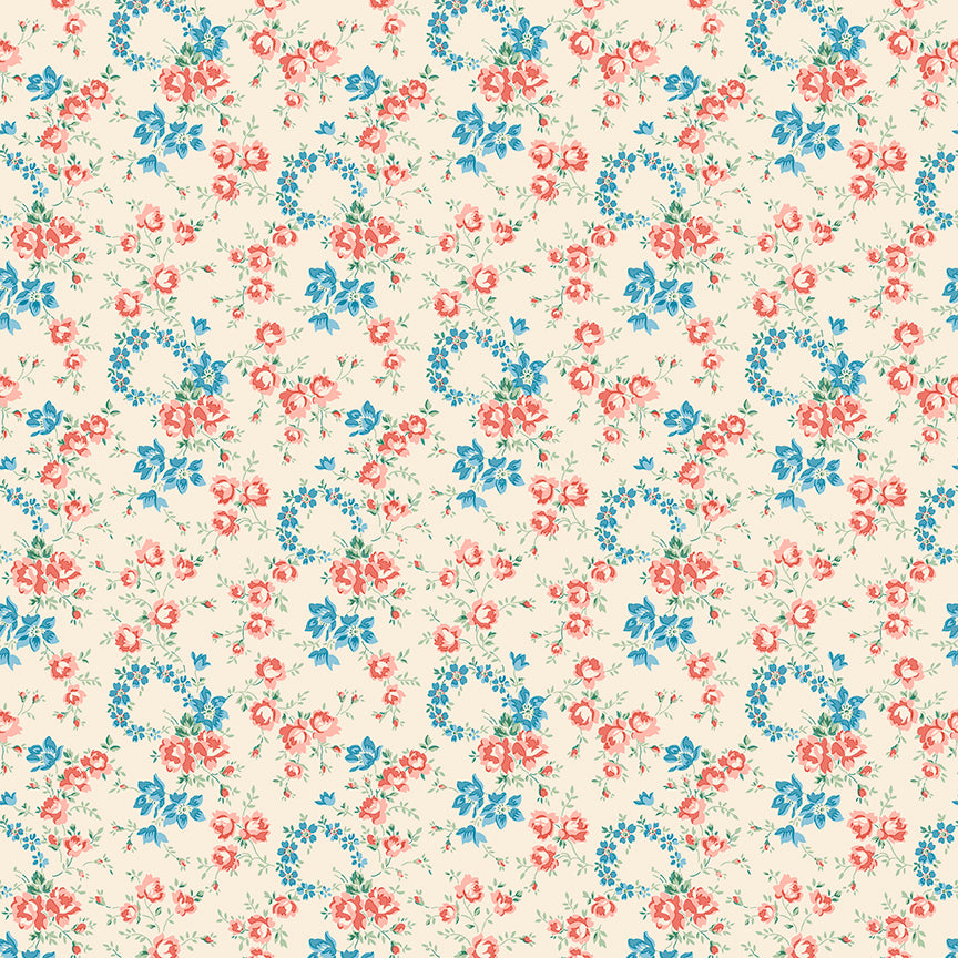 Fabric Liberty Petal Crown C Palace Gardens by the Quarter Yard 01667486C