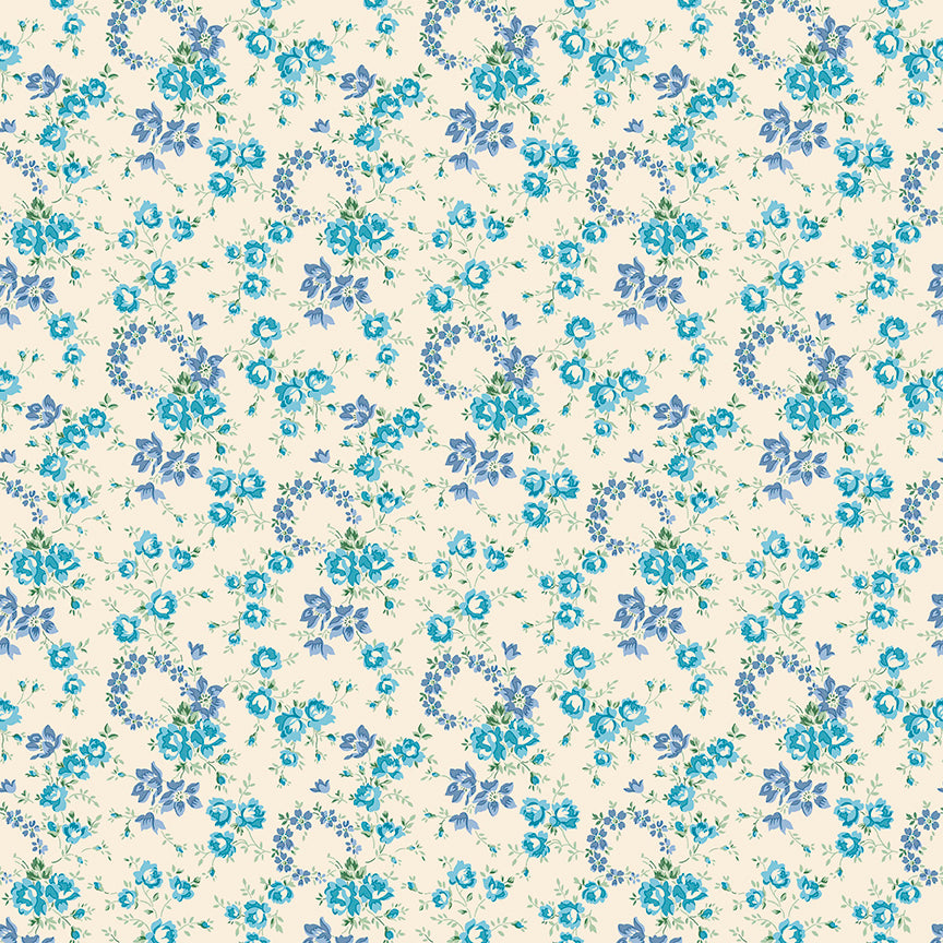 Fabric Liberty Petal Crown D Palace Gardens by the Quarter Yard 01667486D