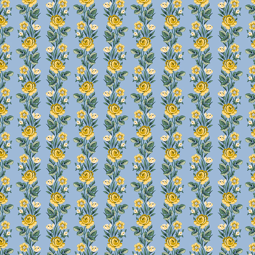 Fabric Liberty Regal Stripe A Palace Gardens by the Quarter Yard 01667487A