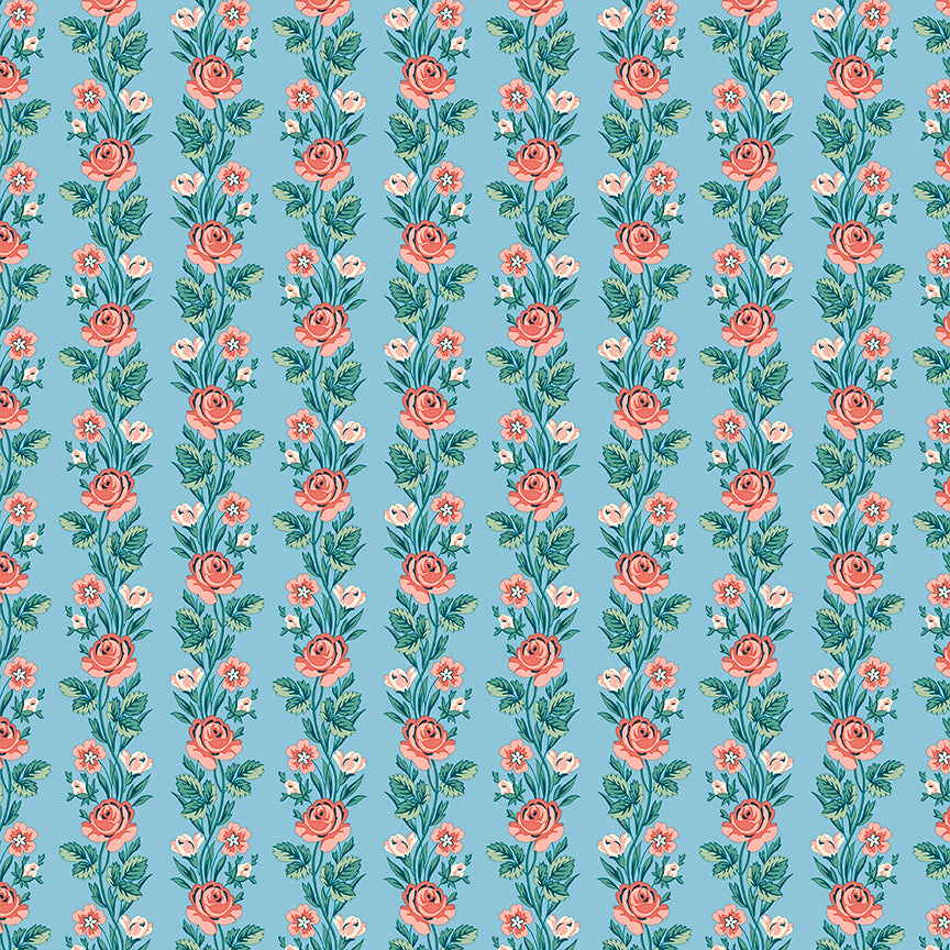 Fabric Liberty Regal Stripe C Palace Gardens by the Quarter Yard 01667487C