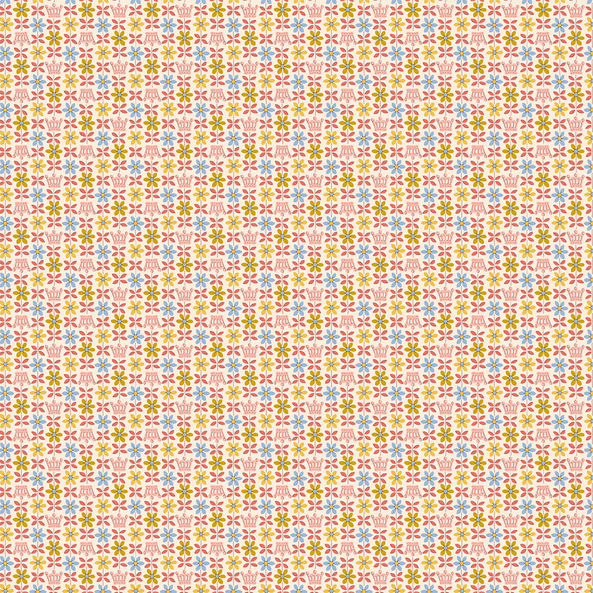 Fabric Liberty Royal Posies B Palace Gardens by the Quarter Yard 01667488B