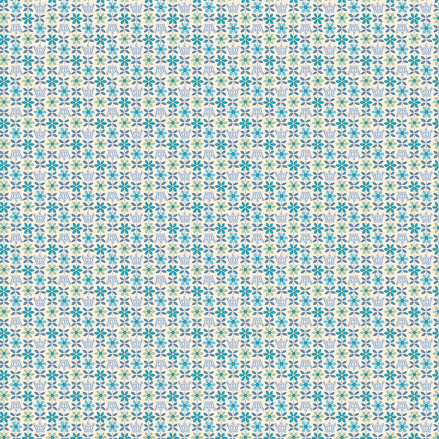 Fabric Liberty Royal Posies D Palace Gardens by the Quarter Yard 01667488D