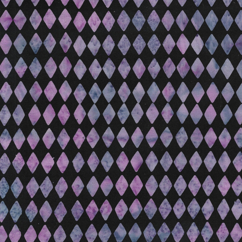 Fabric Lumin Black Argyle Spooktacular Island Batiks by the Quarter Yard 122465795