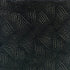 Black fabric with a repeating pattern of small light gray dots forming wavy, curved lines across the surface.