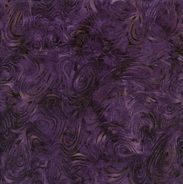 Fabric Lumin Blackberry Marble Foundations Blenders Island Batiks by the Quarter Yard BE24-A2