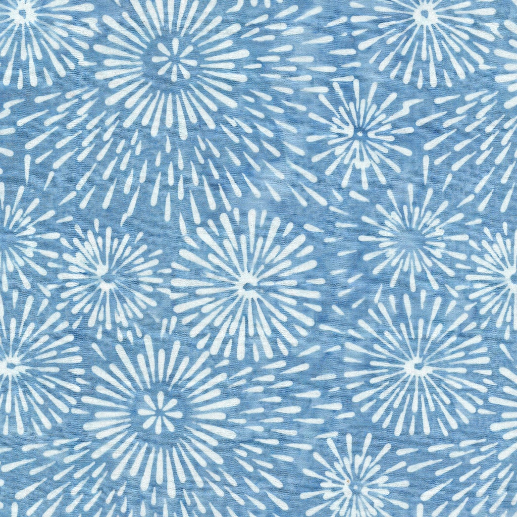 Fabric Lumin Blue Sky Fireworks Jubilee Island Batiks by the Quarter Yard 122455510