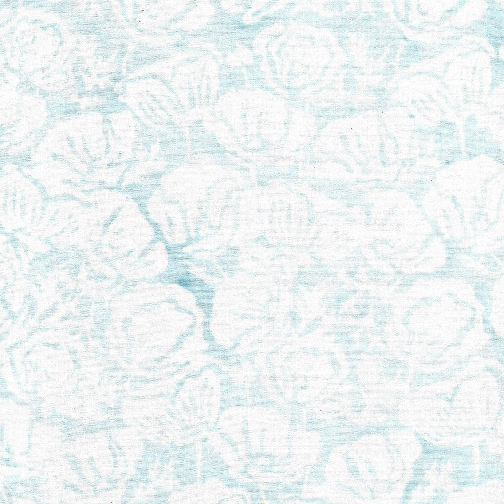 Fabric Lumin Blue Sky Poppies Floral Jubilee Island Batiks by the Quarter Yard 122456510