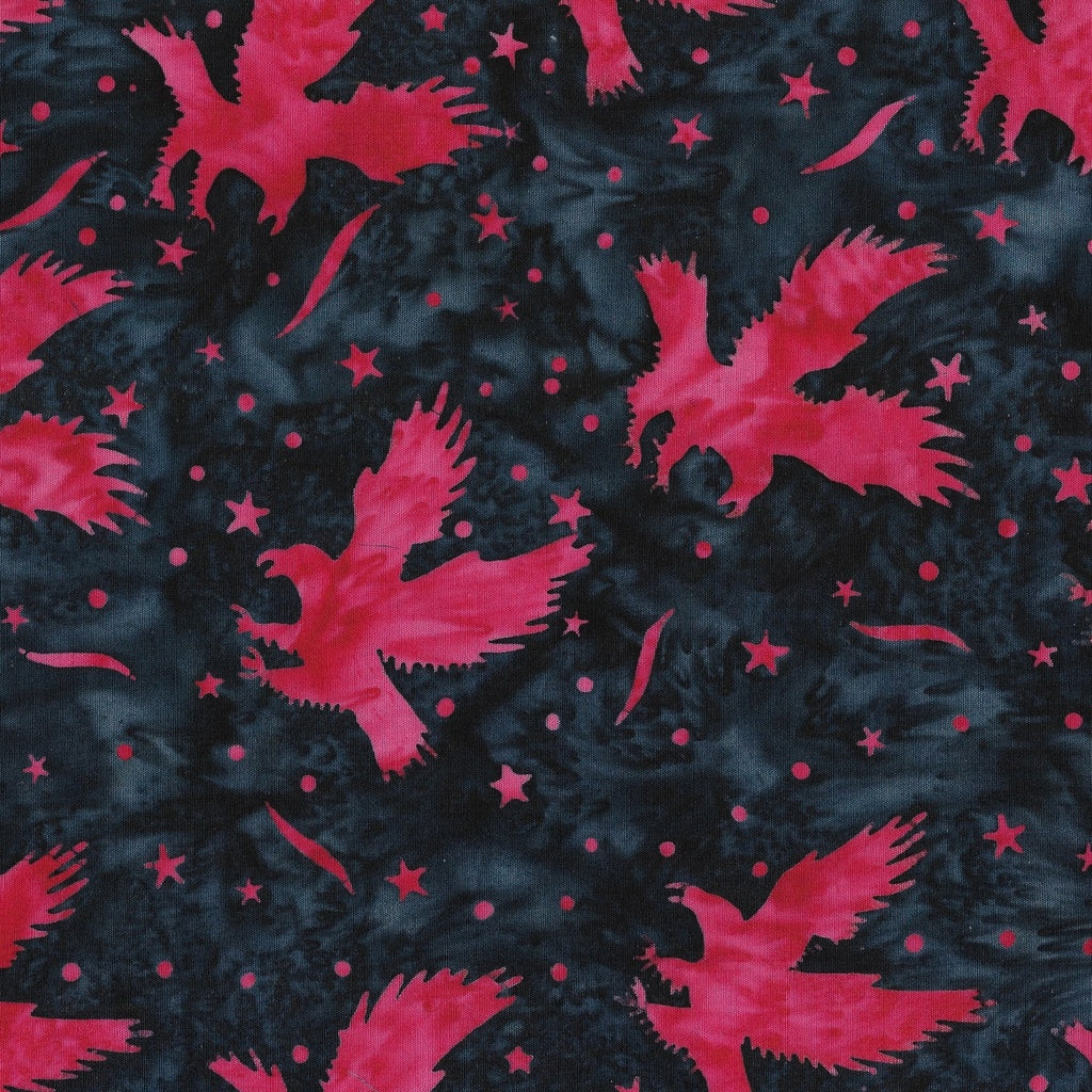 Fabric Lumin Blue Storm Eagles Jubilee Island Batiks by the Quarter Yard 122460590