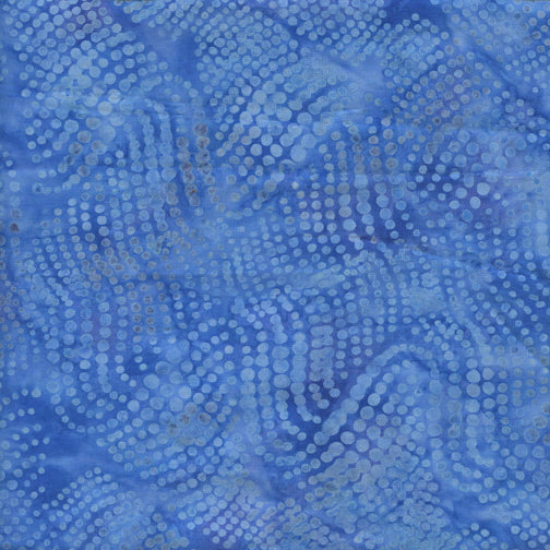Blue fabric with abstract pattern