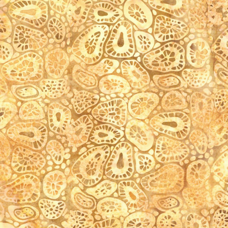 Fabric Lumin Brown/Wicker Geode Earth Essence Island Batiks by the Quarter Yard 112520054