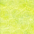 Patterned fabric with green floral design on a light yellow background
