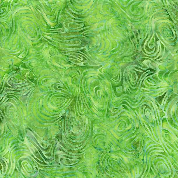 Green textured pattern with swirling lines
