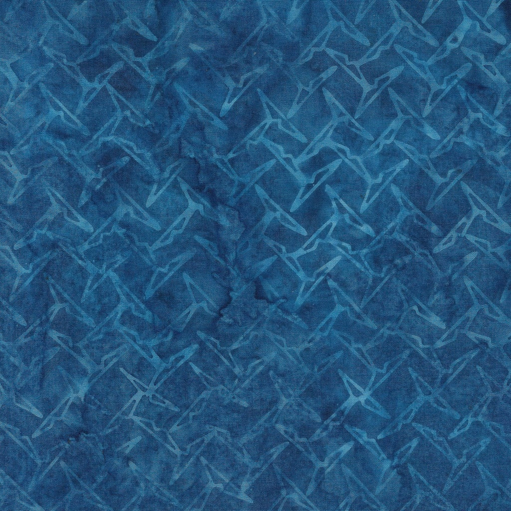 Fabric Lumin Marine Blue Jabber Diamond Jabberwocky Island Batiks by the Quarter Yard 822403575