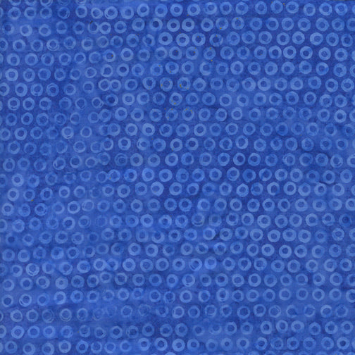 Blue fabric texture with circular patterns