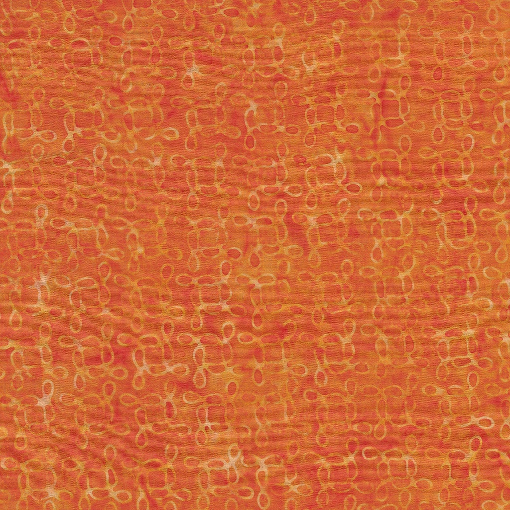 Fabric Lumin Orange Copper Jabber Loops Jabberwocky Island Batiks by the Quarter Yard 822406280