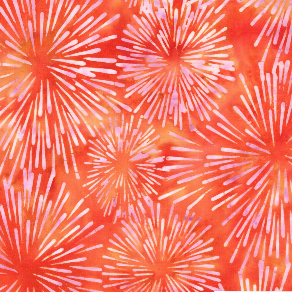 Fabric Lumin Orange Yellow Burst Sunset Island Batiks by the Quarter Yard 612501897