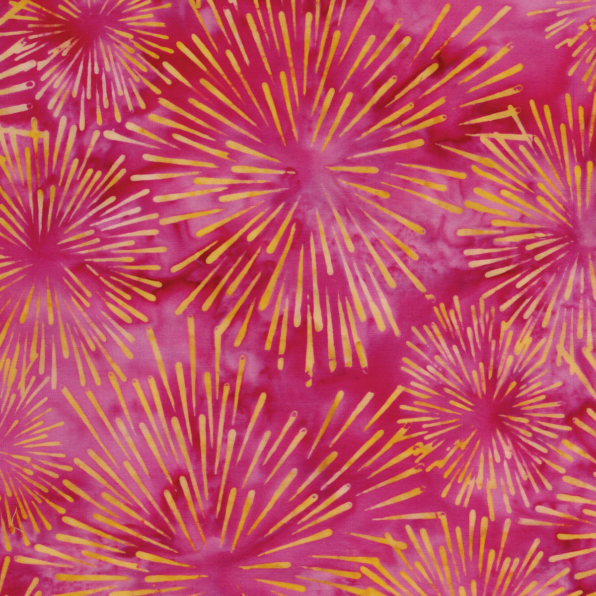 Fabric Lumin Pink Bubblegum Burst Sunset Island Batiks by the Quarter ...
